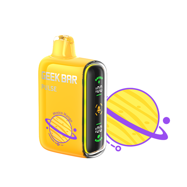 Geek Bar Pulse Full Screen 15K Puff Dual Mesh Dual Core Disposable Vape