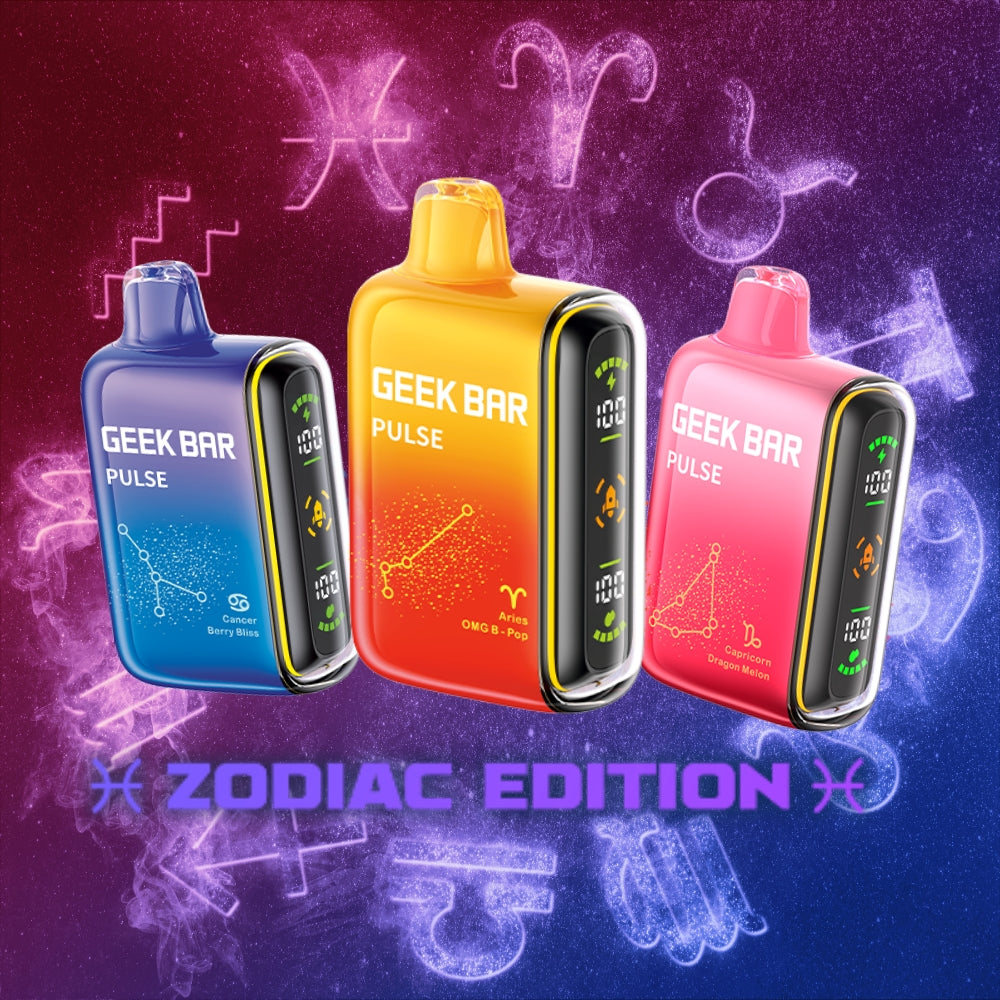 Geek Bar Pulse Full Screen 15K Puff Dual Mesh Dual Core Disposable Vape