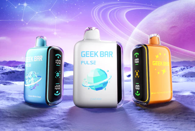 Geek Bar Pulse Full Screen 15K Puff Dual Mesh Dual Core Disposable Vape
