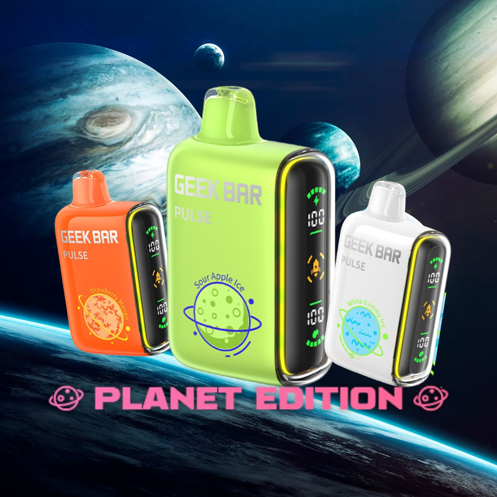 Geek Bar Pulse Full Screen 15K Puff Dual Mesh Dual Core Disposable Vape